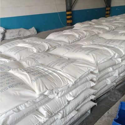 Natrium Sulfat Bubuk Na2SO4 Natrium Sulfat Anhydrous Untuk Kertas Deterjen Kaca Pewarna Tekstil dll Larut dalam Air