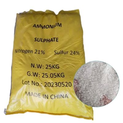MSDS COA Putih Kristalin (NH4) 2SO4 Amonium Sulfat Kimia Untuk Pupuk ISO Bersertifikat