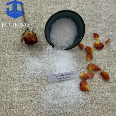 99% Citric Acid Anhydrous Salt Crystalline Powder Industrial Grade CAS 77-92-9 Shelf Life 2 Years Molecular Weight 192.124